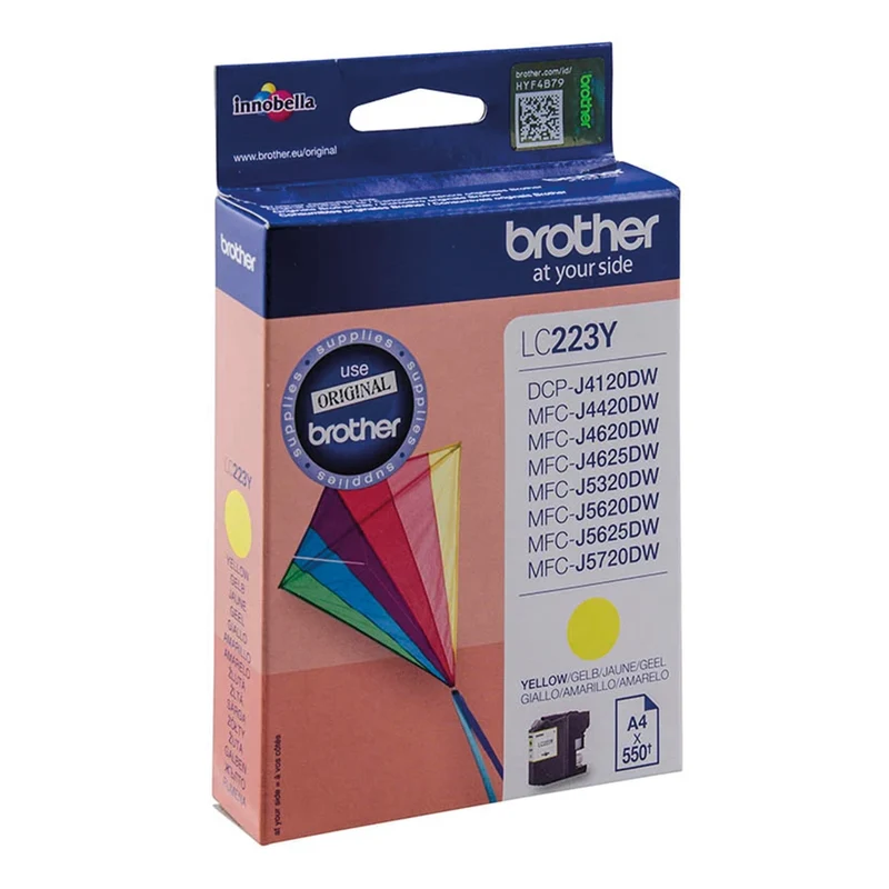 BROTHER Cartouche d'encre LC223Y - Jaune
