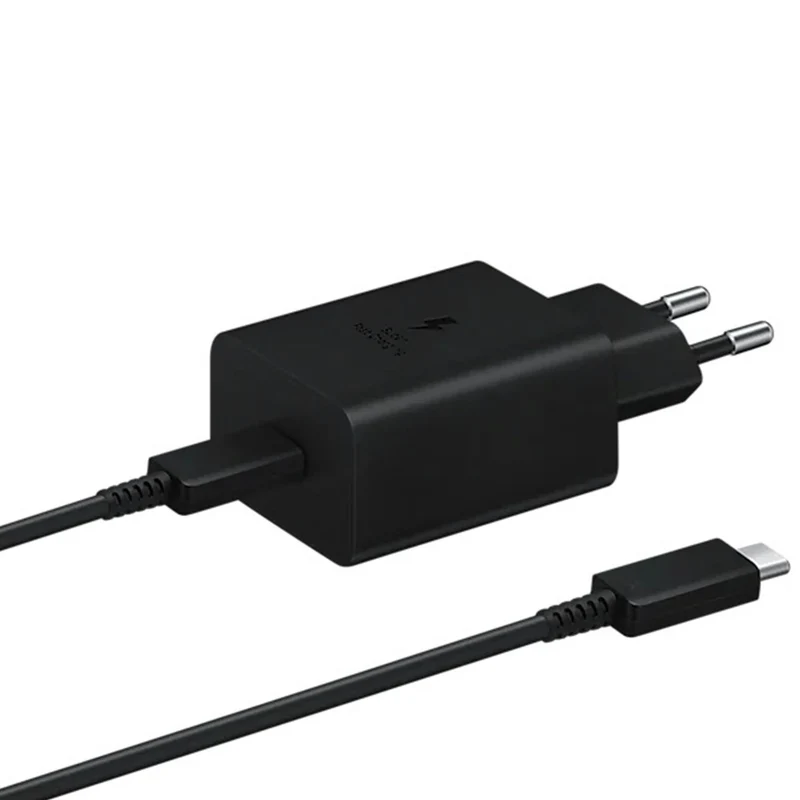 SAMSUNG - Chargeur - USB-C + câble USB-C - 45 W - Noir
