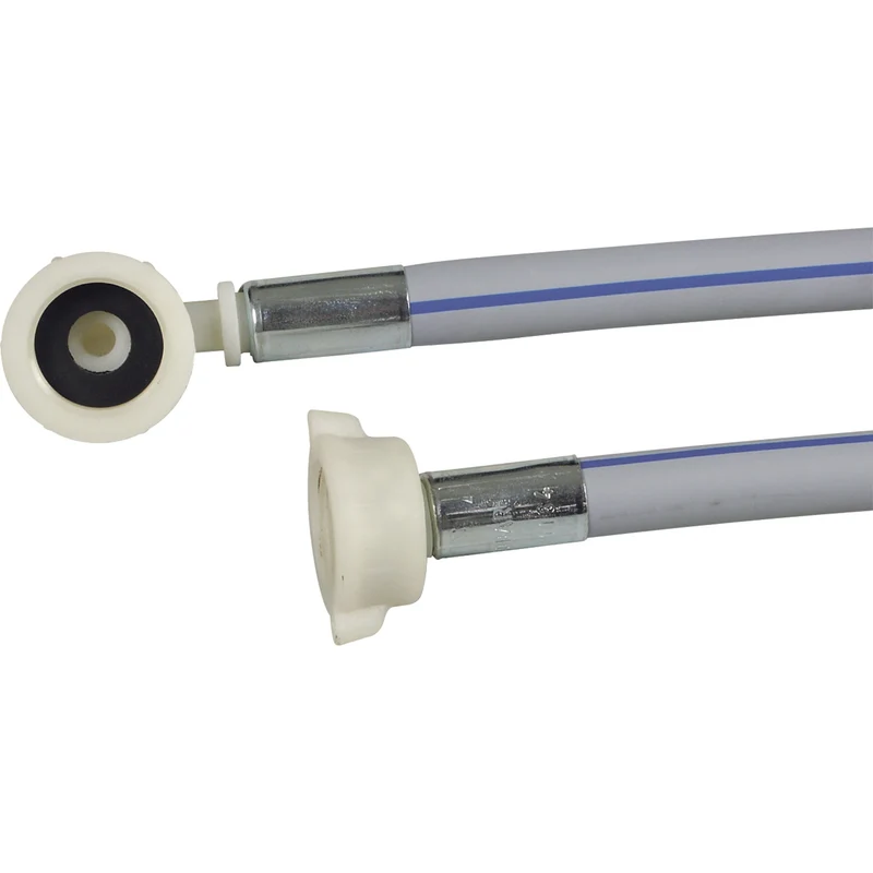 MARQUE MAISON - Tuyau d'alimentation - 3/4" coudé - 3/4" droit - 60 bars - 2,0 m