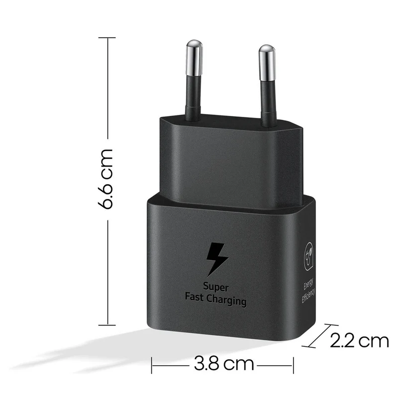 SAMSUNG - Chargeur - USB-C - 25 W - Noir