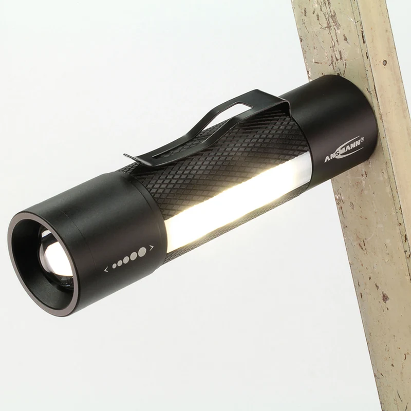 ANSMANN - Lampe torche - Future Multi - 220 lumens - Noir - 3 piles AAA