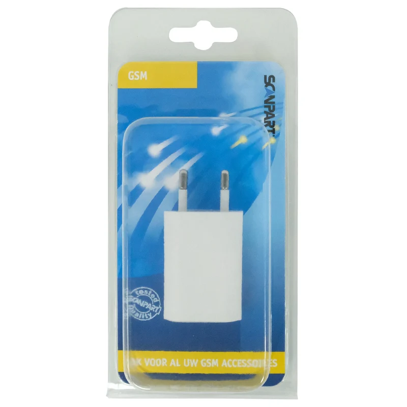 SCANPART - Chargeur - USB-A - 5 W - Blanc