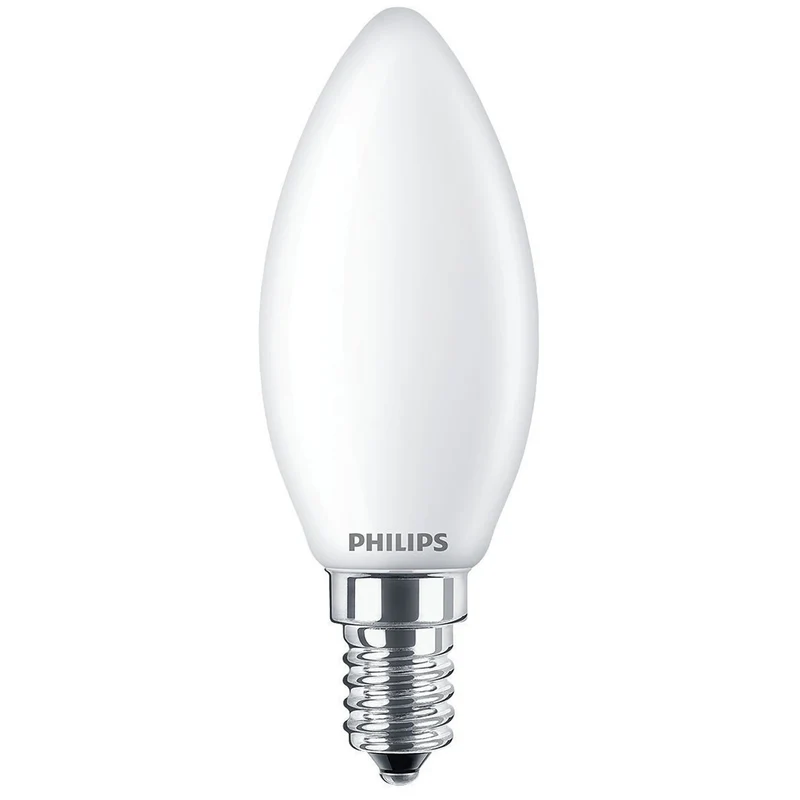 PHILIPS - Light Bulb - E14 - 25 W - 250 Lumen - 2700 K - Frosted - Candle