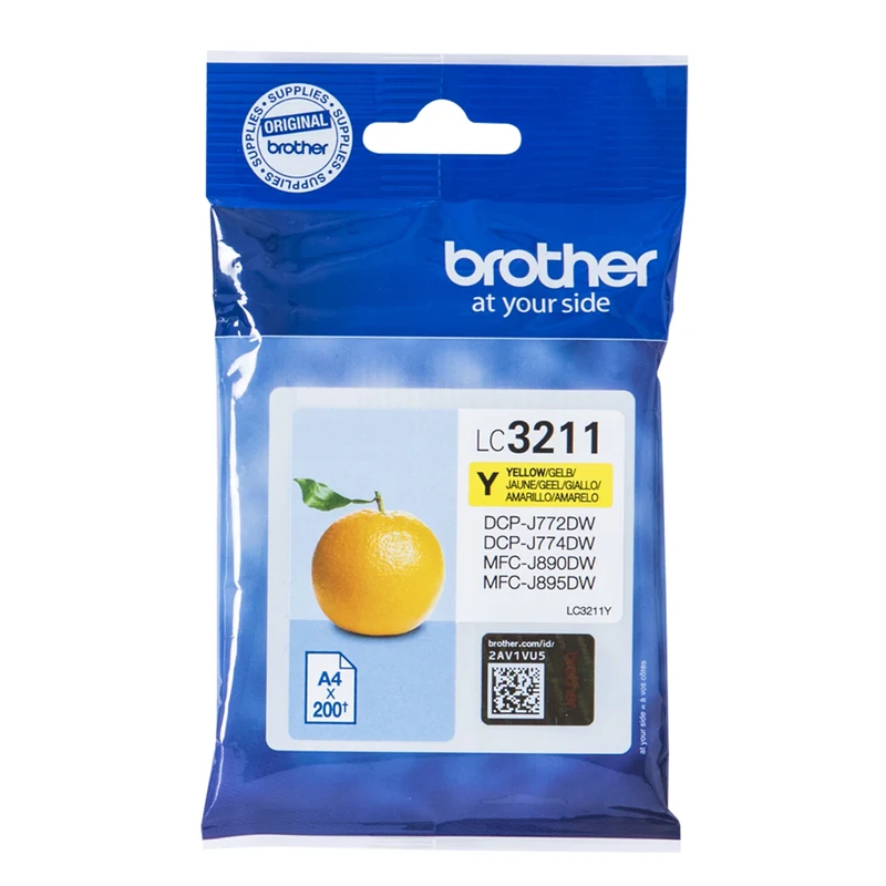 BROTHER Cartouche d'encre LC3211Y - Jaune