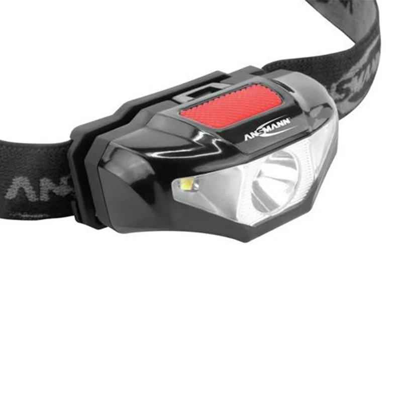 ANSMANN - Lampe frontale - HD70B - 65 lumens - Noir