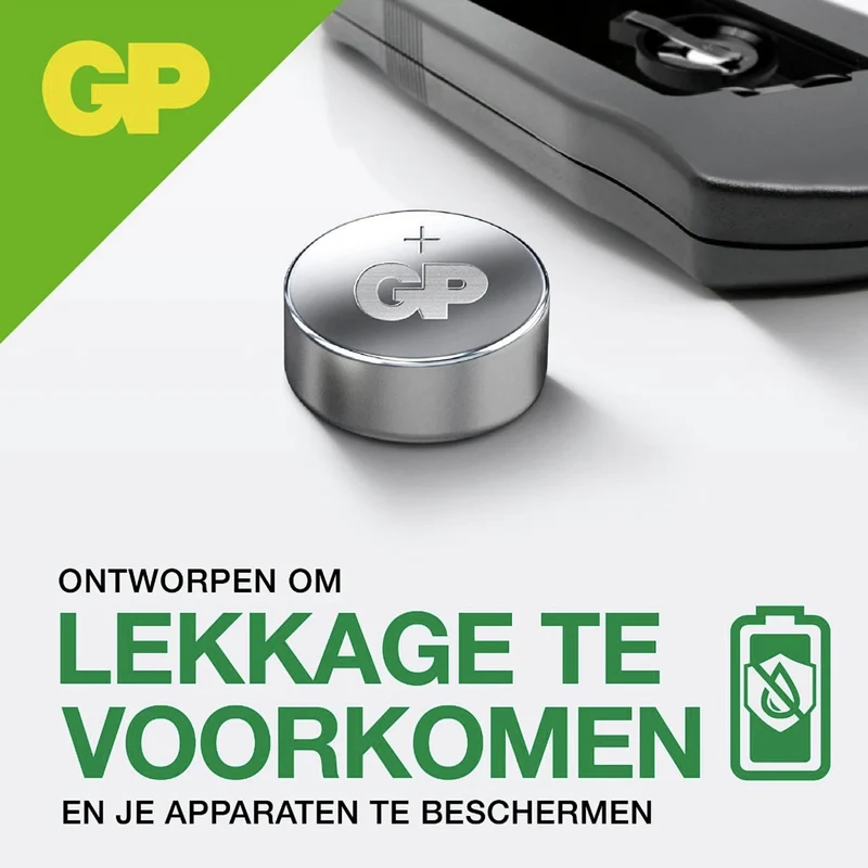 GP Alkaline LR44 | A76 - 1.5 V - 110 mAh - Cellule bouton