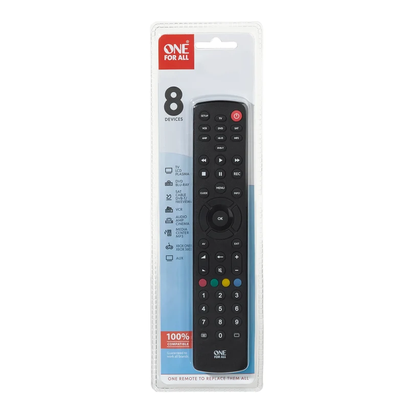 ONE FOR ALL - Telecommande - Universel - URC1280 - Contour 8