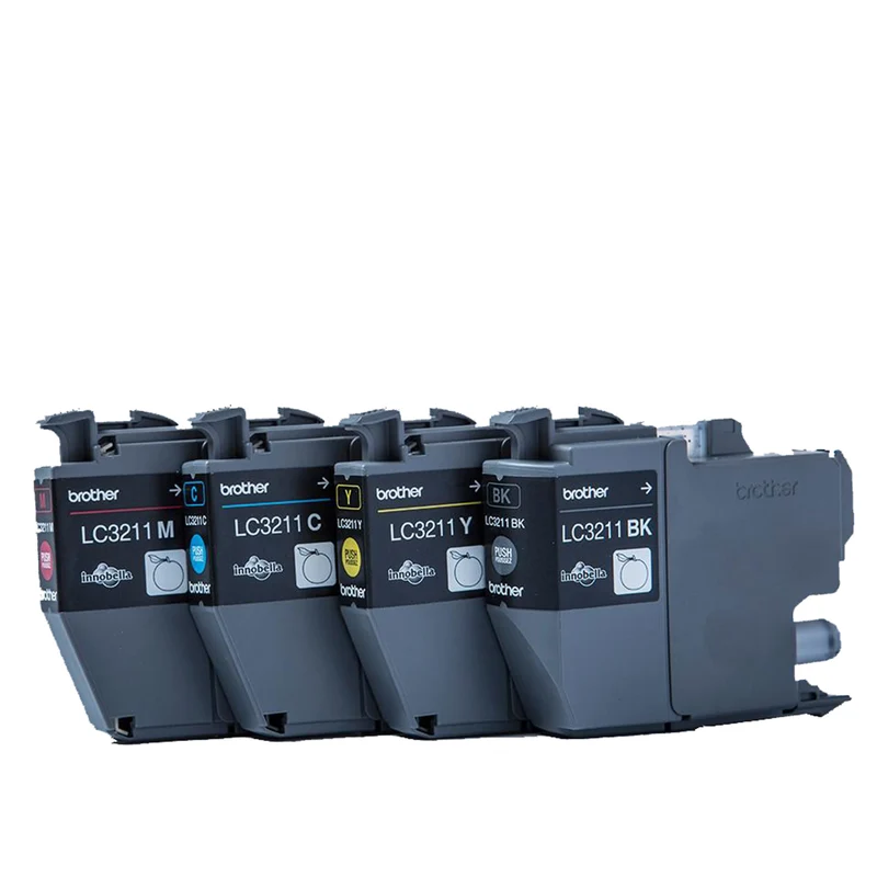 BROTHER Cartouche d'encre LC3211 - Multipack - Noir + Bleu + Rouge + Jaune