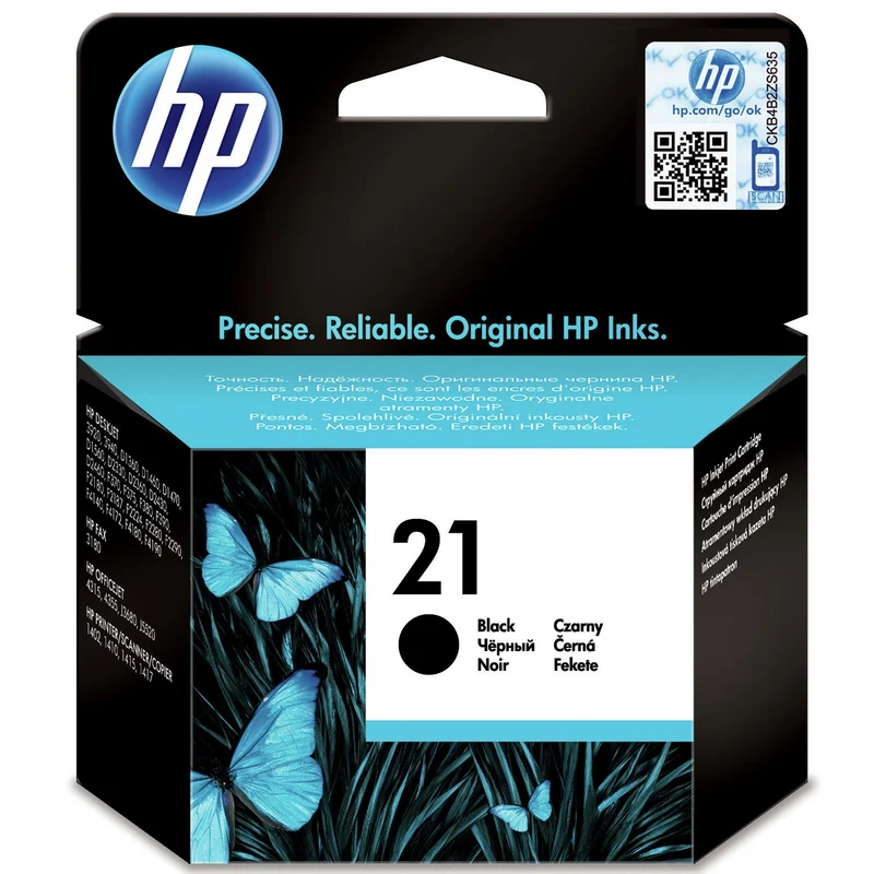 HP Cartouche d'encre 21 - Noir