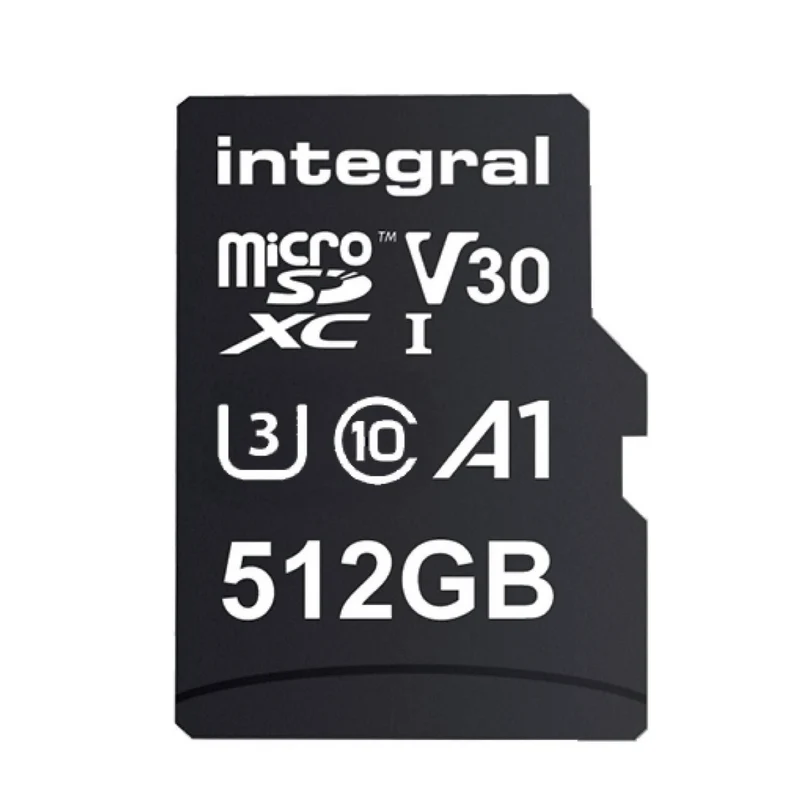 INTEGRAL - Carte mémoire microSD - 512 GB - SDXC - V30