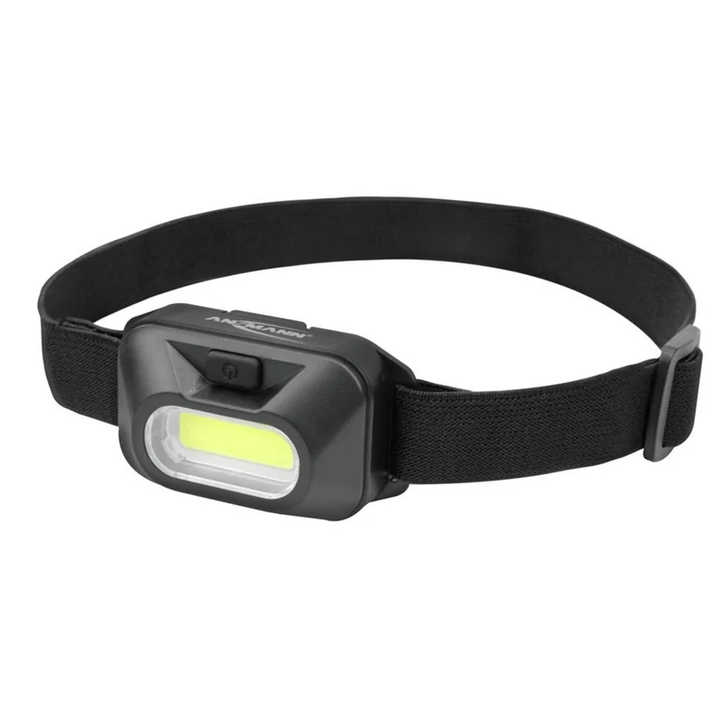 ANSMANN - Lampe frontale - HD120B - 125 lumens - Noire - 3 piles AAA