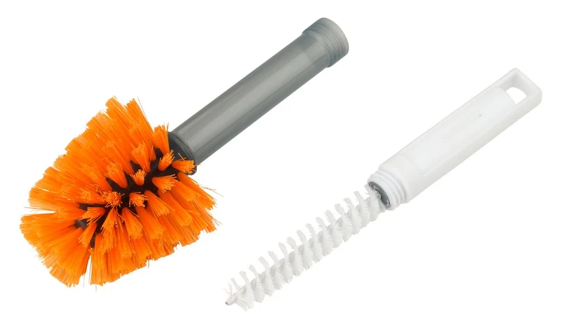 Fackelmann Brosse de nettoyage 2 en 1 pour robot de cuisine 30,5 cm