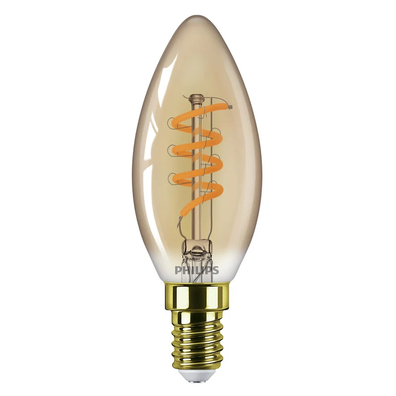 PHILIPS - Vintage Led - E27 - 15 W - 250 Lumen - 1800 K - Flame - Candle