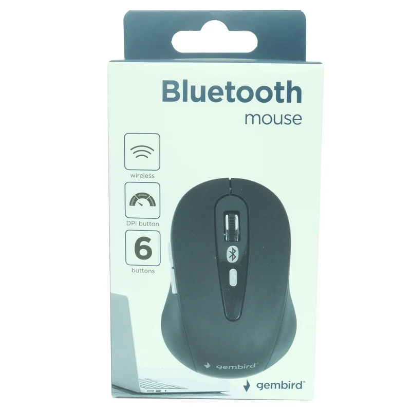 GEMBIRD - Souris - MUSWB6B01 - Sans fil - Bluetooth