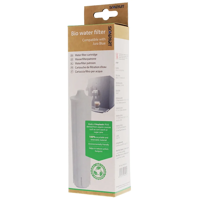 Scanpart Filtre à eau enfichable compatible avec Jura Blue applicable dans les machines à café de Jura