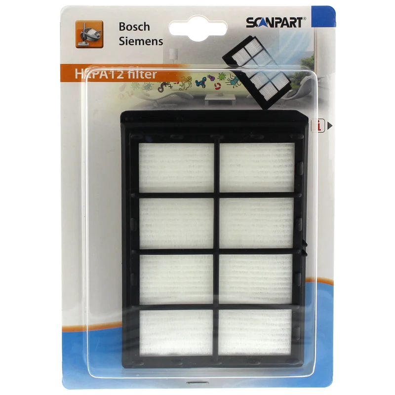 SCANPART Filtre d'échappement BBZS8SF1 - Suitable for Bosch|Siemens BBZS8SF1(00)|BBZS8SF100