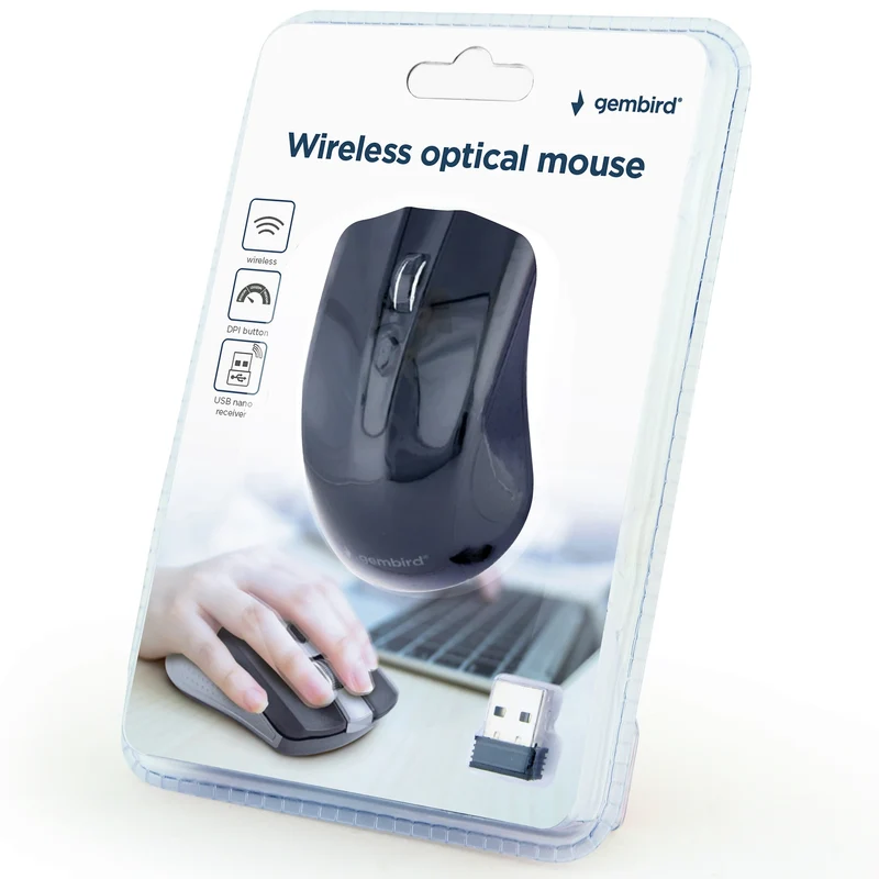 GEMBIRD - Souris - MUSW4B04 - Sans fil - USB-A