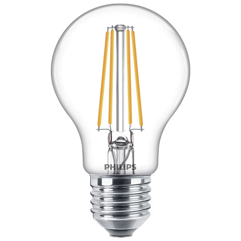 PHILIPS - Light Bulb - E27 - 60 W - 806 Lumen - 2700 K - Bright - Bulb