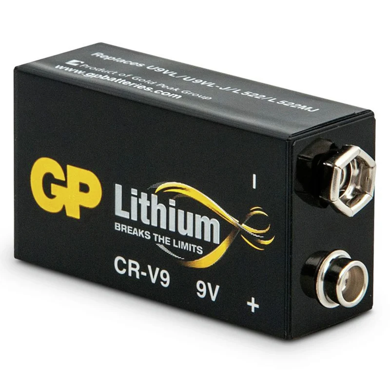 GP Lithium 9V | 6LR61 | E-Block - 9 V - 580 mAh Batterie