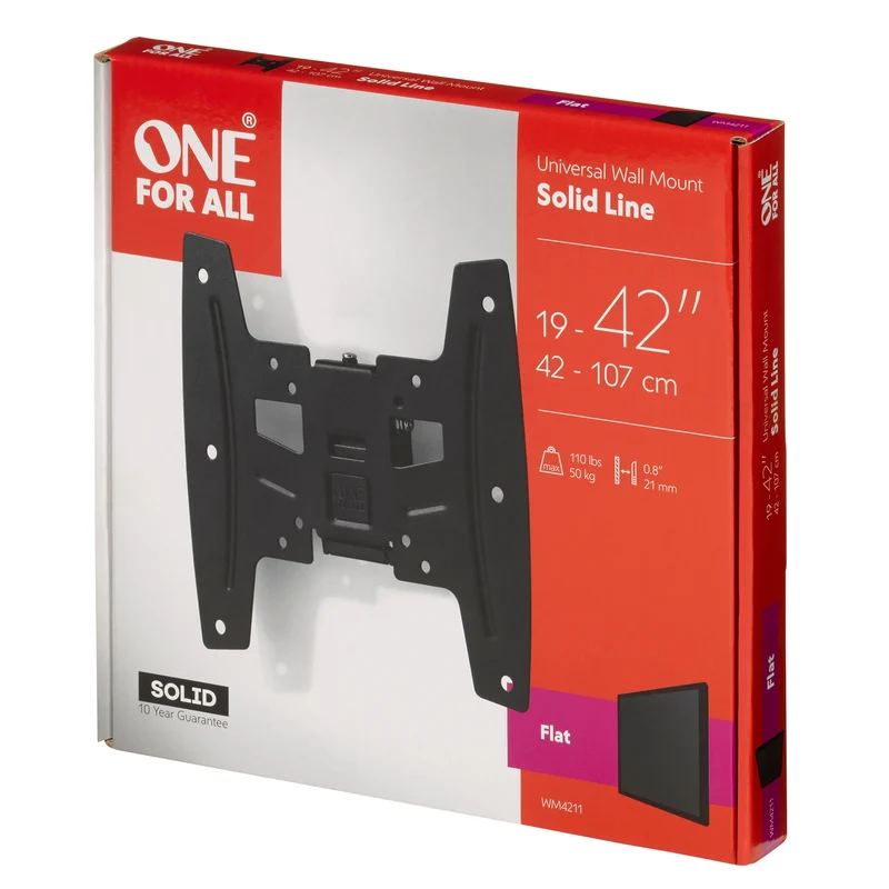 ONE FOR ALL - Support mural TV - 19"-42" - WM4211