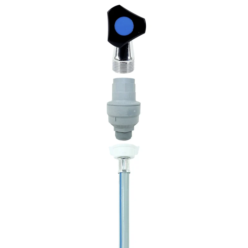SCANPART - Robinet d'arrêt - 5 à 50 L - Filetage intérieur et extérieur 3/4"