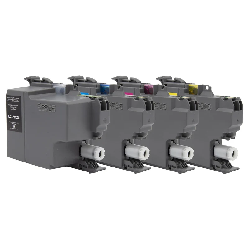 RECYCLECLUB XL Cartouche d'encre LC3219XL - Multipack - Noir + Bleu + Rouge + Jaune - Remplace Brother
