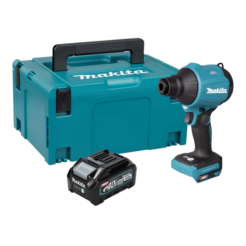Souffleur sans fil Makita AS 001 GM101 40 V max. Brushless + 1 batterie 4,0 Ah + Makpac - sans chargeur