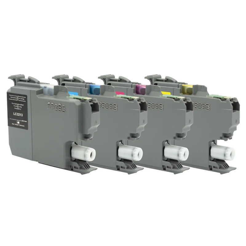 RECYCLECLUB XL Cartouche d'encre LC3213 - Multipack - Noir + Bleu + Rouge + Jaune - Remplace Brother