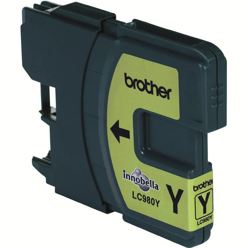 BROTHER Cartouche d'encre LC980Y - Jaune