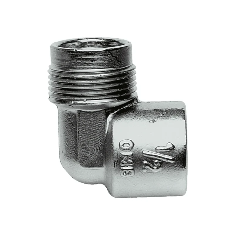 MARQUE MAISON - Raccord de gaz - M24 (M) - 1/2" (F) - Coudé