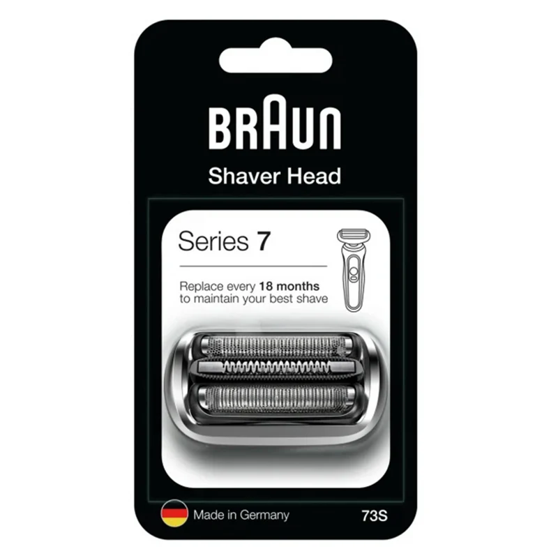 BRAUN - 73S - Lame de rasoir - Series 7 - Cassette - Argent - 1 Pièce