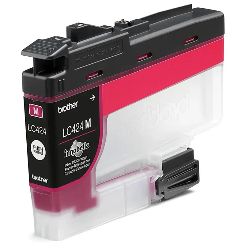 BROTHER Cartouche d'encre LC424M - Rouge