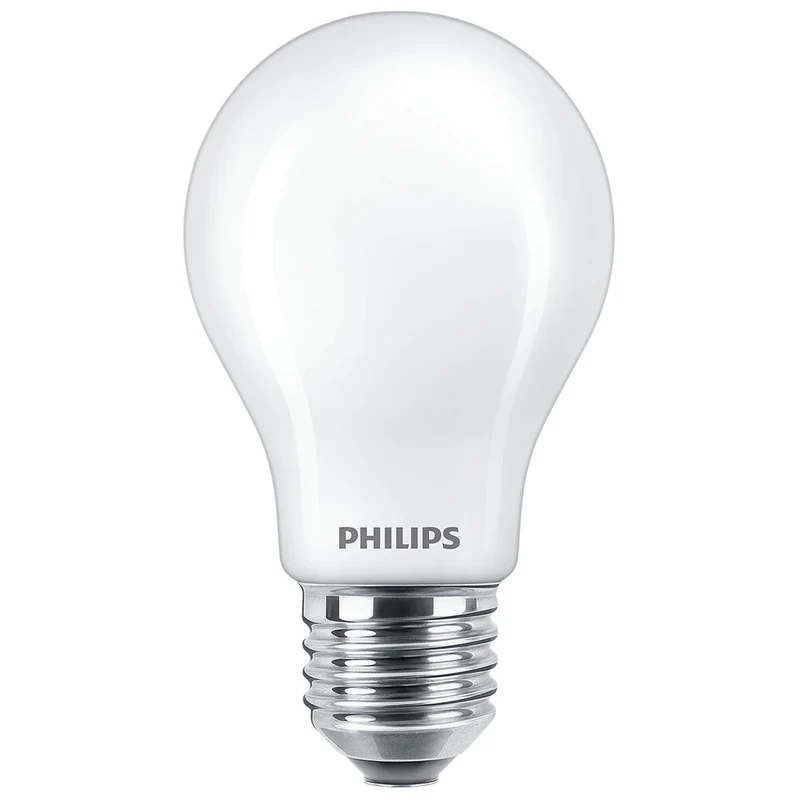 PHILIPS - Light Bulb - E27 - 60 W - 806 Lumen - 2700 K - Frosted - Bulb - Duo Pack