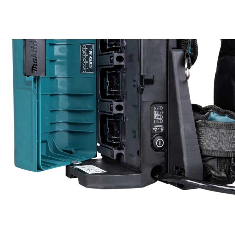 Sac à dos pour batterie Makita PDC 01 36 V (2x 18 V) + adaptateur de batterie 18 V (191A59-5) Solo - sans batterie, sans chargeur