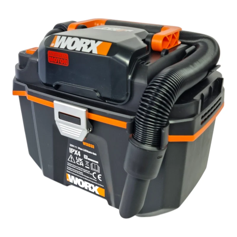 Worx WX031.9 Aspirateur eau et poussière sans fil 20 V max. 8 l Brushless Solo - sans batterie, sans chargeur