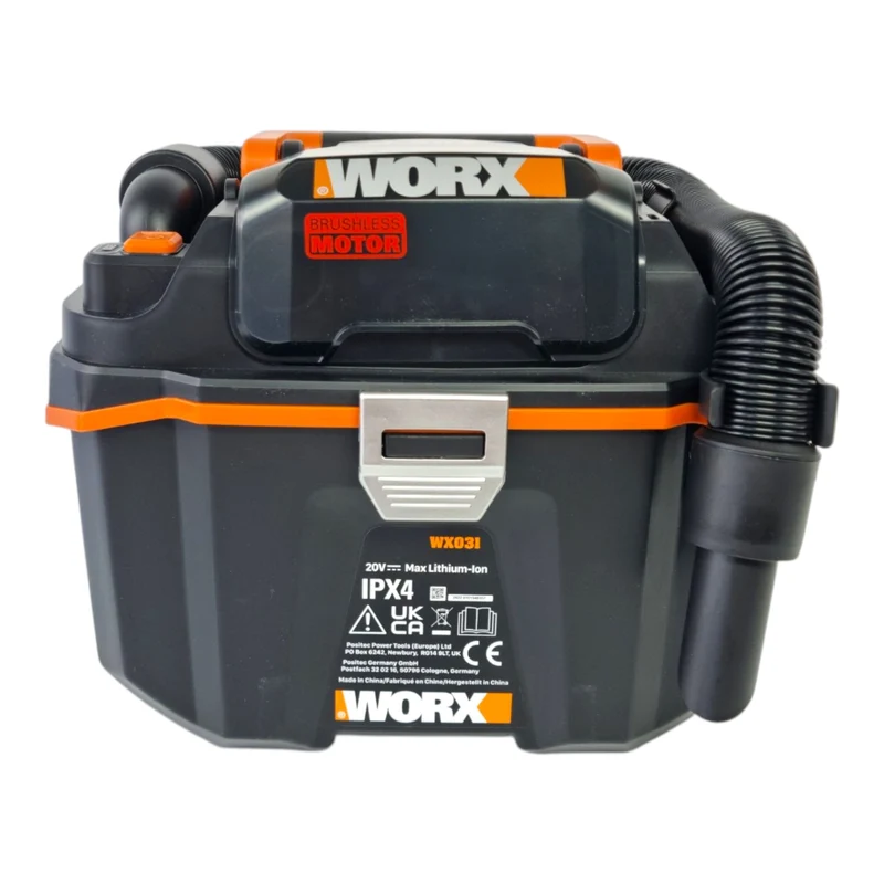 Worx WX031.9 Aspirateur eau et poussière sans fil 20 V max. 8 l Brushless Solo - sans batterie, sans chargeur
