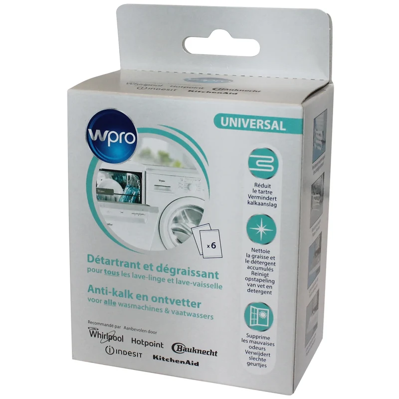 WPRO Détartrateur DES616 - Multi Pack - Poudre