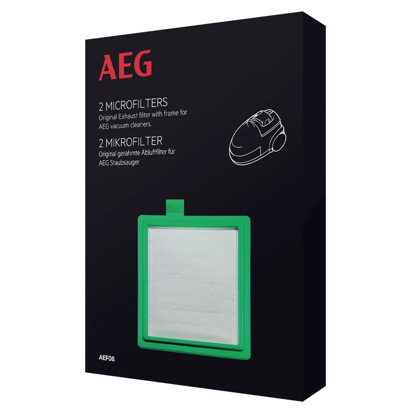 AEG Filtre d'échappement AEF08 - Duo Pack