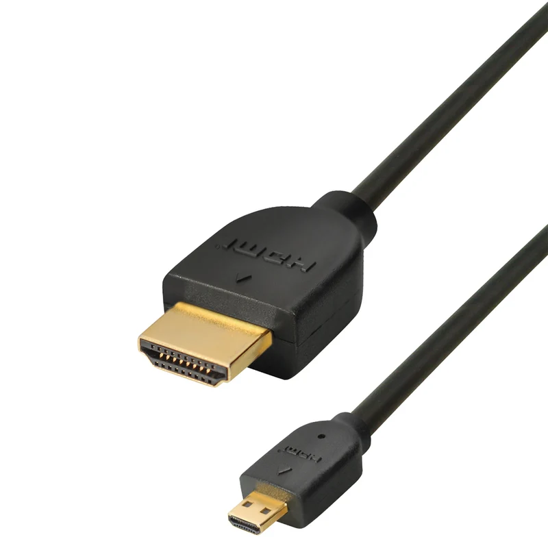 SCANPART - Câble HDMI - Câble adaptateur - 4K|Ultra HD|30 Hz|High Speed|ARC HDMI (Mâle) - Micro HDMI (Mâle) - 1,5 m