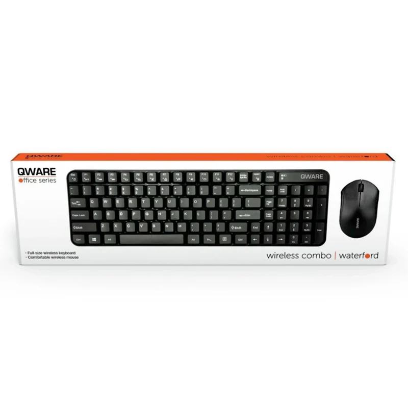 QWARE - Souris et clavier - Waterford - Sans fil - USB-A/C