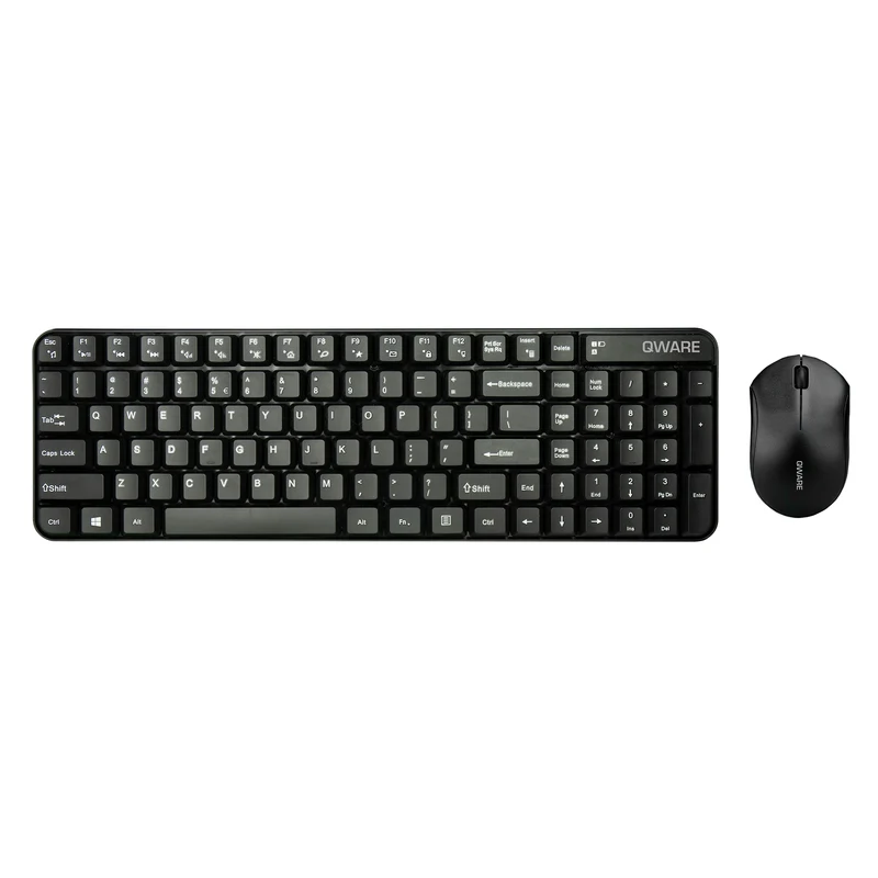 QWARE - Souris et clavier - Waterford - Sans fil - USB-A/C
