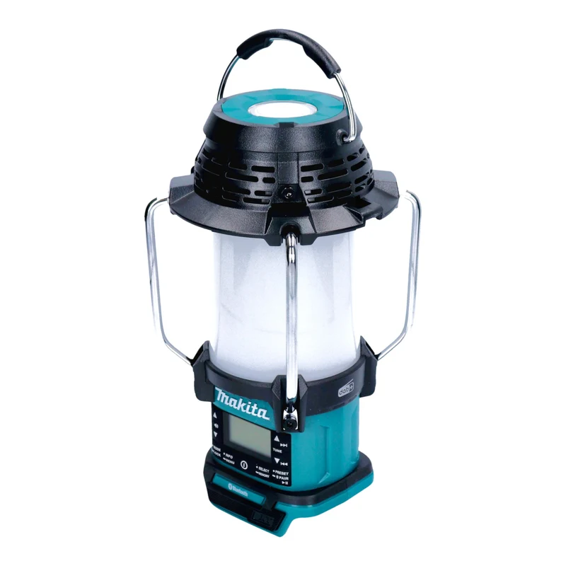 Radio sans fil Makita DMR 056 18 V FM DAB+ avec lanterne et lampe torche 360° IP65 + 1 batterie 9,0 Ah + chargeur