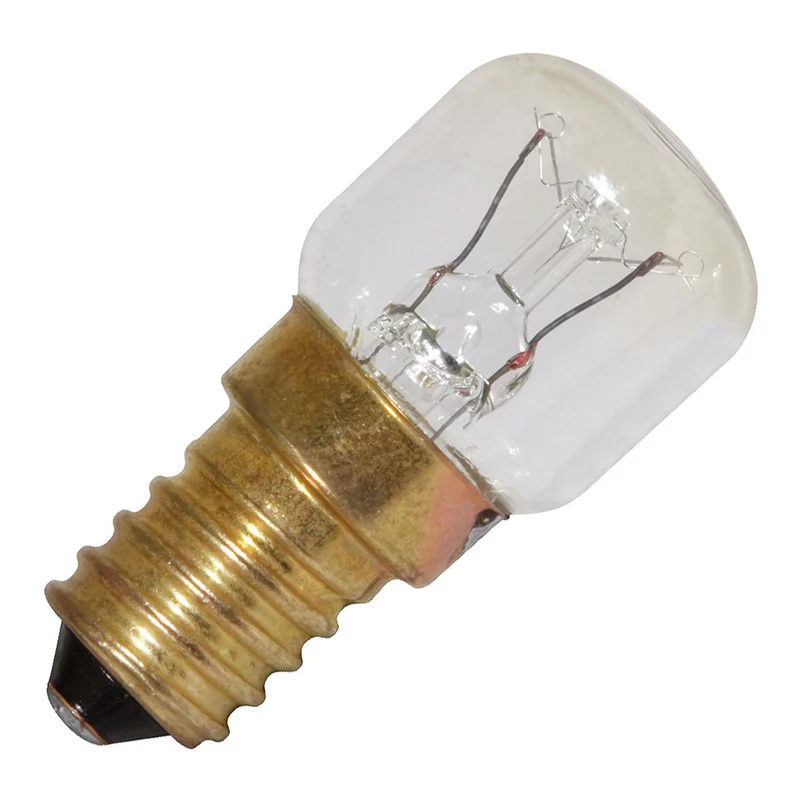SCANPART - Oven Lamp - E14 - 15 W - 110 Lumen - 2700 K - Bright - T22 - Duo Pack