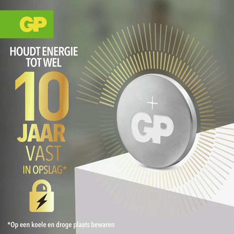 GP Lithium CR3032 | 3032 - 3 V - 550 mAh - Cellule bouton
