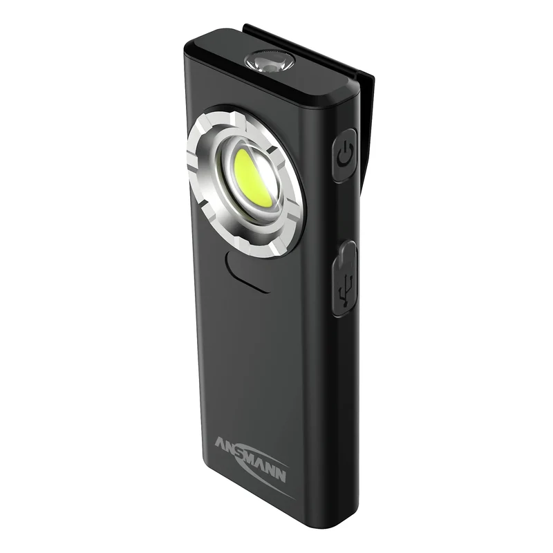 ANSMANN - Lampe torche - Lampe de travail - WL1200R-DS - 1200 lumens - Noire - Rechargeable