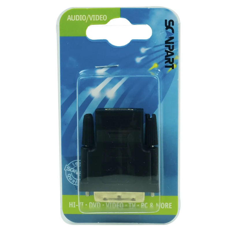 SCANPART - Prise HDMI - Adaptateur - HDMI|DVI-D HDMI (Femelle) - DVI-D (Mâle) - HDMI|DVI-D