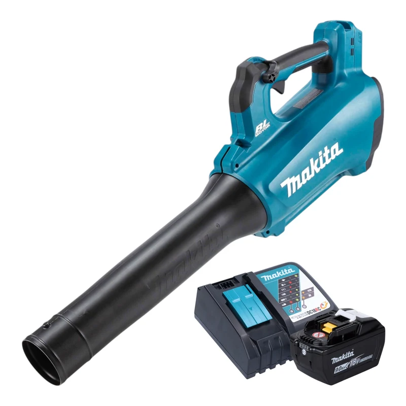 Souffleur sans fil Makita DUB 184 Z 18 V sans balais + 1 batterie 9,0 Ah + chargeur