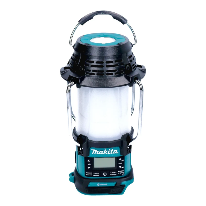 Radio sans fil Makita DMR 056 18 V FM DAB+ avec lanterne et lampe de poche 360° IP65 + 1 batterie 9,0 Ah - sans chargeur