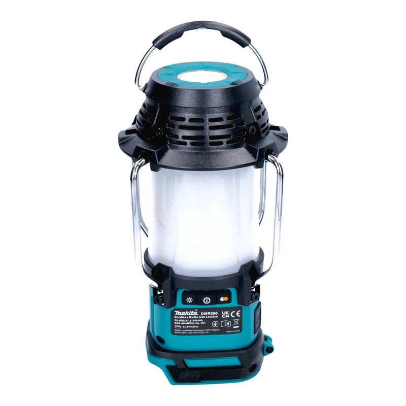 Radio sans fil Makita DMR 056 18 V FM DAB+ avec lanterne et lampe de poche 360° IP65 + 1 batterie 9,0 Ah - sans chargeur