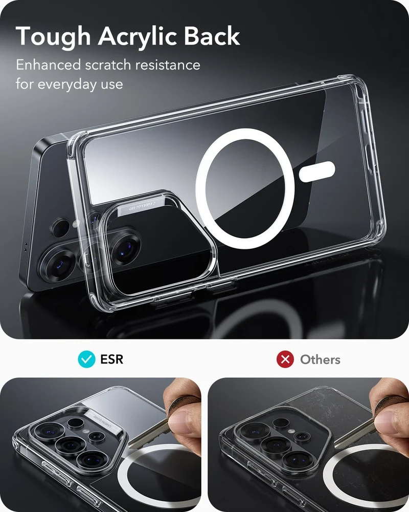 Galaxy S26 Ultra Classic Hybrid Magnetic Case - Clear